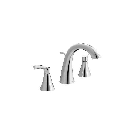 Moen Ash Two-Handle High Arc Bathroom Faucet in Chrome 58912